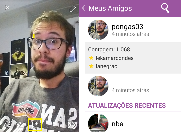 Snapchat Sua História